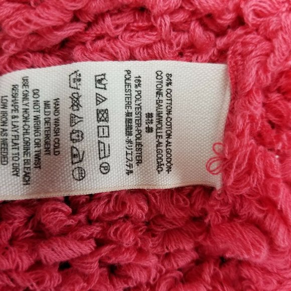 Free People Pink Sand Dune Sweater Fuzzy V Neck - Picture 7 of 8